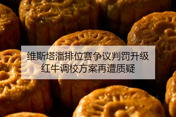 维斯塔潘排位赛争议判罚升级 红牛调校方案再遭质疑